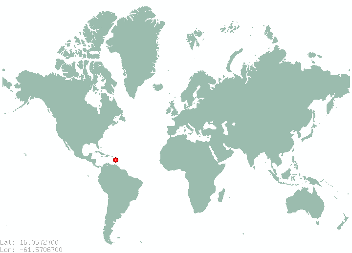 Ilet Perou in world map