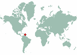 London in world map
